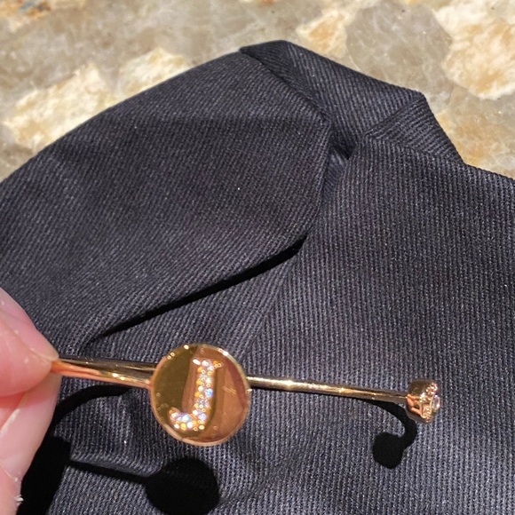 Henri Bendel “J” initial cuff bracelet - Picture 1 of 6